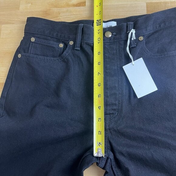 Alexa Chung for Madewell High-Rise Straight Jean Outridge Wash Black Size 28 NEW - Picture 13 of 14